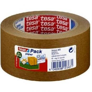 Papieren tape 50mm x 50m bruin