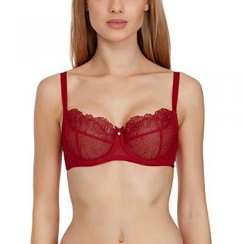 Gorteks Pamela/B2 BH Weiche Unterwäsche Damen, sexy Spitzen-BH Frauen-BH. Gesunde und schöne Brüste. Schönheit und Mode (Blau, 85B)