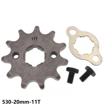 Piñón Delantero 11T 20mm para Cadena 530