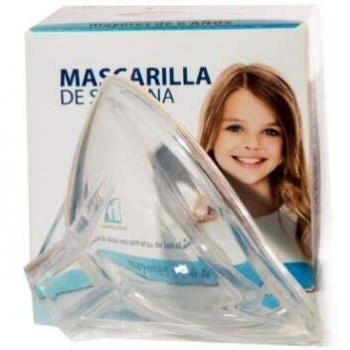 Masque en silicone pour aérosol +6 ans