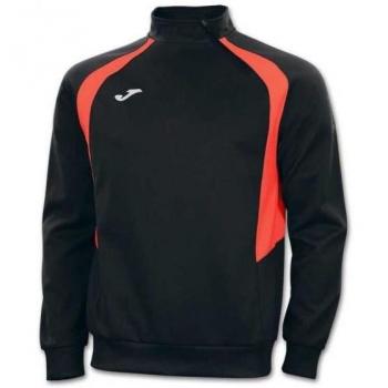 Joma Champion III Zip‑Top in Schwarz mit Orange‑Fluor, XXL