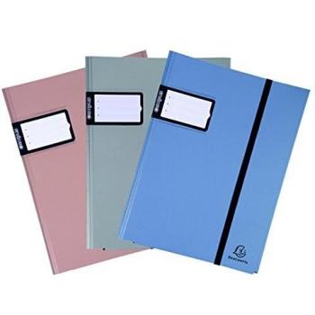 Exacompta Campus Rigid PP Display Book – A4, 30 Slots, Dual‑Colour, Pack of 12