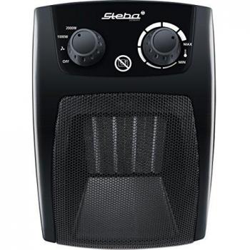 Keramik-Heizgerät Steba 3/2000 Watt/für Räume bis 30m²/schwarz