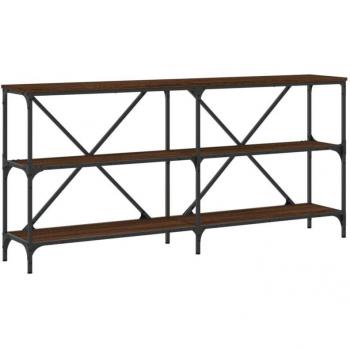 Porta Elegante Consolle MDF Marrone – 160x30x75 cm