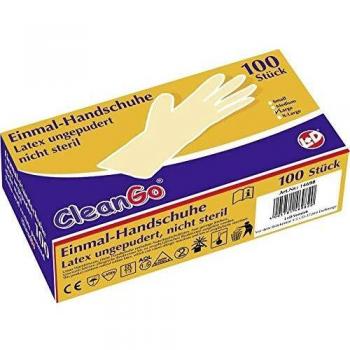 L+d CleanGo 14698-7 Guanti monouso in lattice 100 pz Taglia S