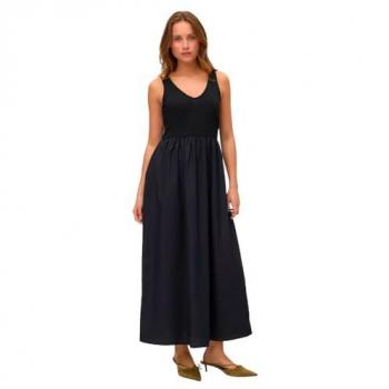 Vestito Lungo Vero Moda Vally Nero XL Senza Maniche