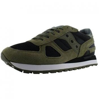 Saucony Shadow Original, Sneaker Donna, Verde (Olive Black), 42.5 EU