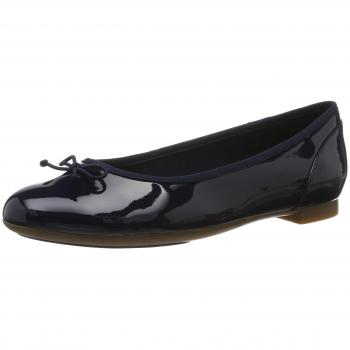 Clarks Couture Bloom, Bailarinas Elegantes para Mujer, Azul (Navy Patent)