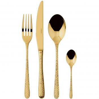 Set di Posate 24 Pezzi Sambonet in Oro per 6 Persone