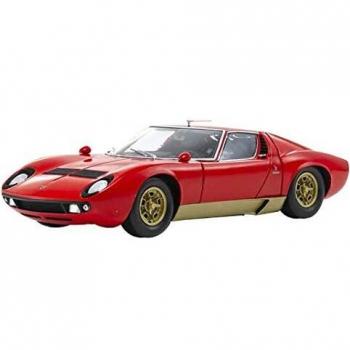 Rotes Ferrari‑ähnliches Modell: Kyosho Lamborghini Miura P400S 1/18