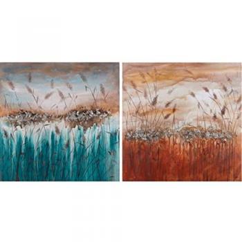 Tableau 100x100 cm DKD Décor Bleu