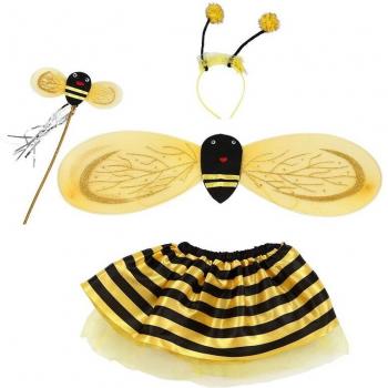 Déguisement d'abeille pour filles, 4 pièces, costume de fête féerique