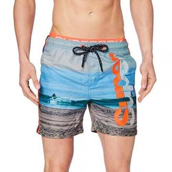 Pantaloncini di nuoto Super Dry Surf Q2i Volley Foto S Uomo