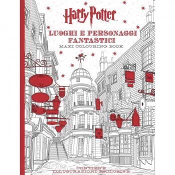 Harry Potter. Luoghi e personaggi fantastici. Maxi colouring book. Ediz. illustrata
