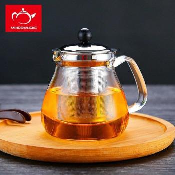 Leak-Proof Borosilicate Glass Teapot