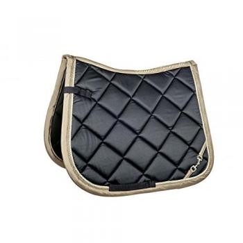 Deep Blue HKM Golden Gate Bit Saddle Cloth – Dressage Edition