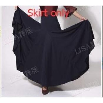 Ladies Long Flamenco Skirt