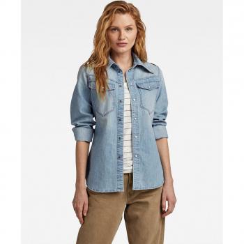 G-Star Raw Women's 70's Denim Shirt with Pockets