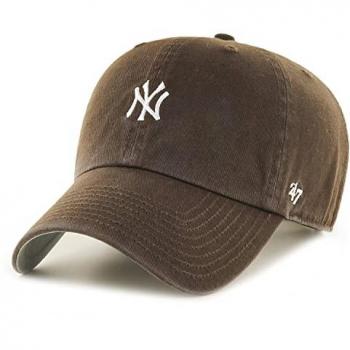 Base Runner 47lb Yankees Clean Up Cap – Brown – One Size – Male