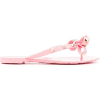 Valentino Garavani Pink Rockstud Flip Flops Size 7 US