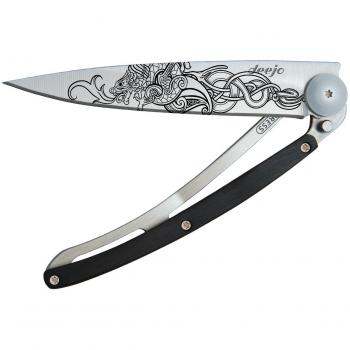 Granadilla nůž Deejo s tetováním VIKING DRAGON