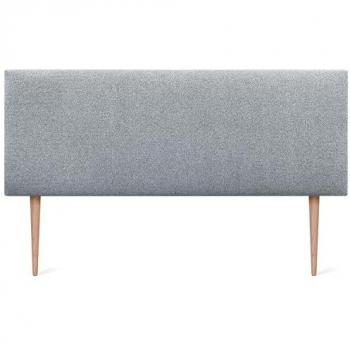 Cabecero Tapizado AQUALINE de Polipiel o Tela Liso con Patas 160x105cm