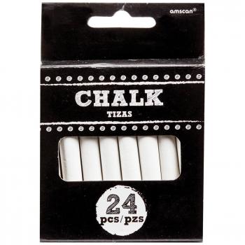 Palette de Crayons Amscan Blancs 24
