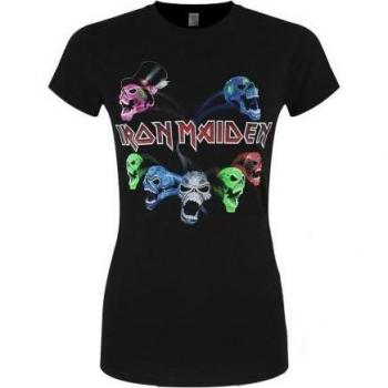 Maglietta Iron Maiden Legacy Of The Beast Live Teschio Retro