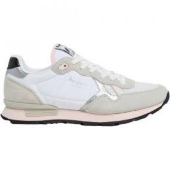 Tênis PEPE JEANS Feminino Deportivo Brit Mix W PLS40012 Light Grey
