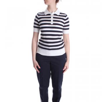 Tommy Hilfiger Polo Nero a Manica Corti