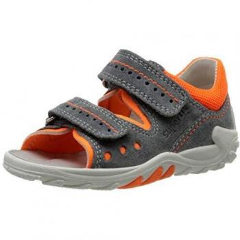 Superfit Baby Jungen Flow Sandalen, Grau, 26 EU