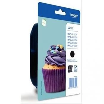 Cartuccia stampante Brother LC123BKBP