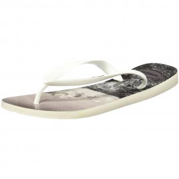 Havaianas Hype Zehentrenner Weiß/Grau Größe 43/44 BR