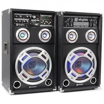 Sistema de Sonido Activo 10” RGB 800W – Skytec 178.409