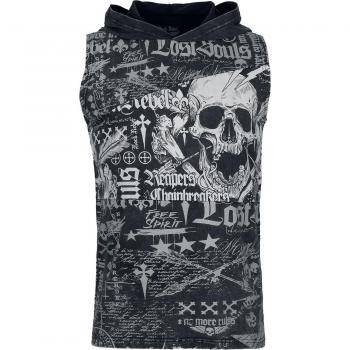 Débardeur EMP – Graphique Crânes, Couleur Gris Foncé, Hommes (S-XXL)