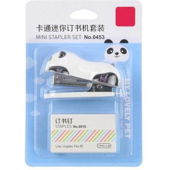 Cartoon Panda School Binder