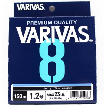 Blu Varivas 8x8 PE 150 m 1,2 MPa 23 lb