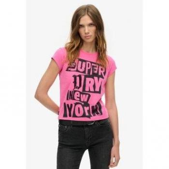 Camiseta de Manga Corta Superdry con Estilo Punk