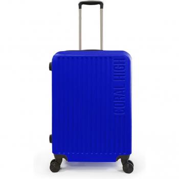 Coral Blue Saks ABS Medium Travel Bag 16467