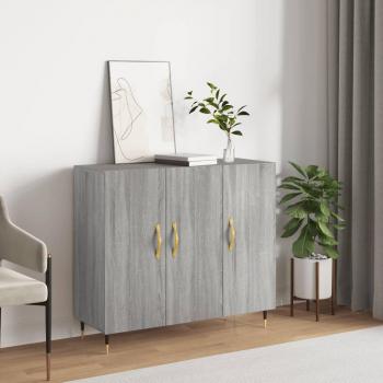 Maison du'Monde Legno Grigio Sonoma Credenza 90x34x80 cm