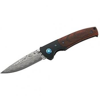 Puma TCE cuchillo de mano con filo damasco y mango G10
