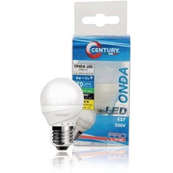 Lampadina Sfera LED 6W E27 Luce Calda