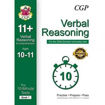 10-Minute Tests For 11+ Verbal Reasoning (Ages 10-11)