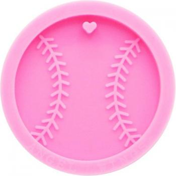 Pendentif porte-clés en silicone baseball