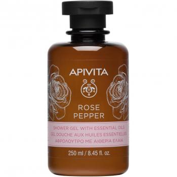 Gel douche Apivita Poivre rose