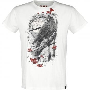 Black Premium by EMP : T-shirt Raven Soul blanc cassé, hommes, S‑5XL