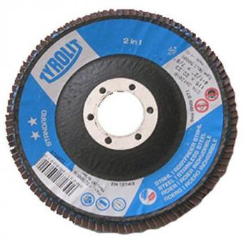 Fächerschleifscheibe für Edelstahl Ø 115 mm, Körnung 40