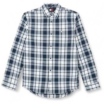 Camisa de hombre regular fit de cuadros azul marino Tommy Jeans