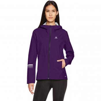 Salomon, Veste Lightning WP Femme, Mélange synthétique, Violet, Taille S