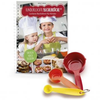 Becherküche Kids – 4‑teiliges Backset inklusive Messbecher (Kinderleichte Edition)